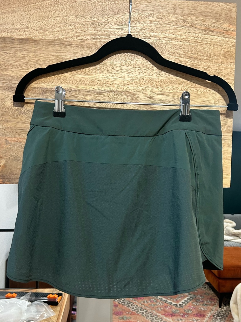 Outdoor Voices Dark Olive Green Skirt